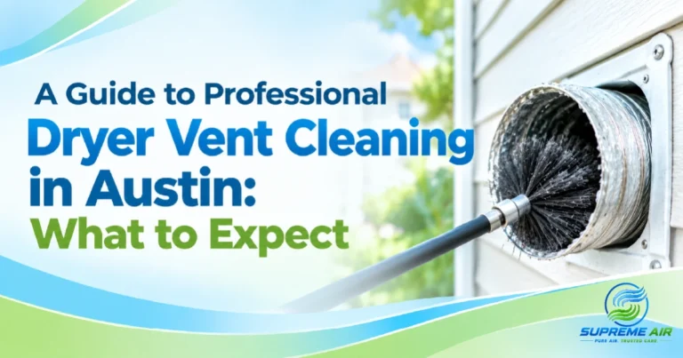 Professional Dryer Vent Cleaning in Austin