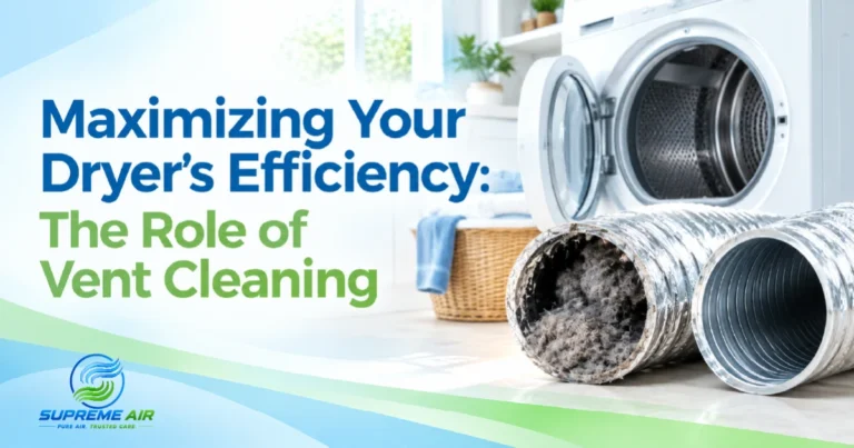 Maximizing Your Dryer’s Efficiency: The Role of Vent Cleaning
