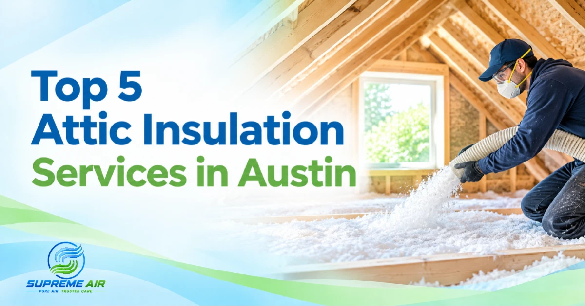 Top 5 Attic Insulation Services in Austin