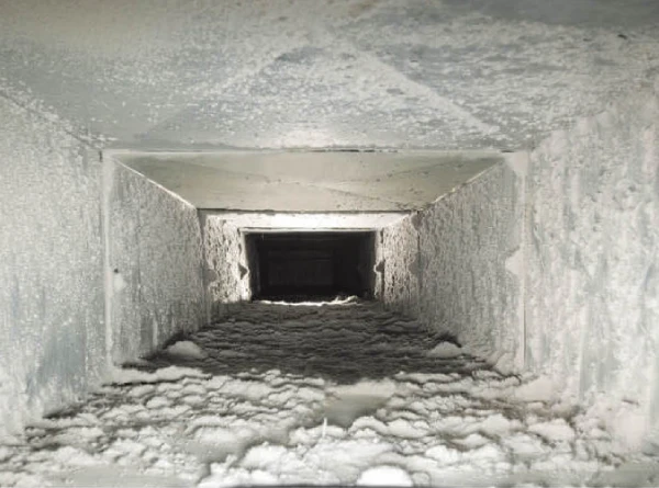 Before air duct cleaning