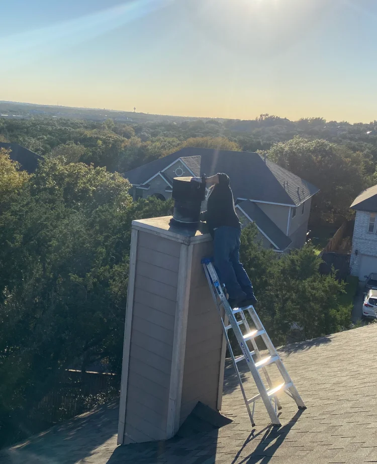 chimney sweep and cleaning in austin