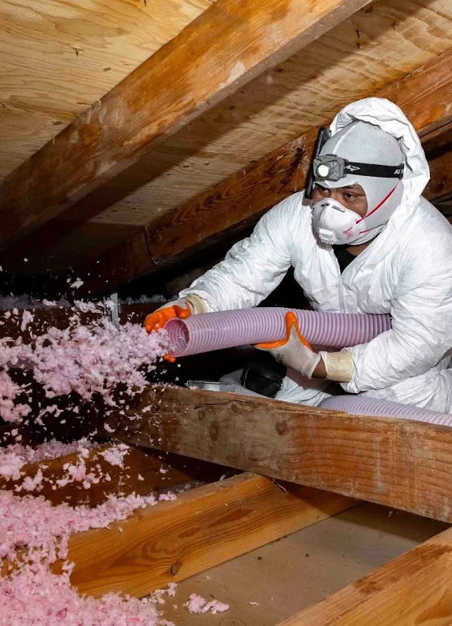Attic Insulation installation in Austin