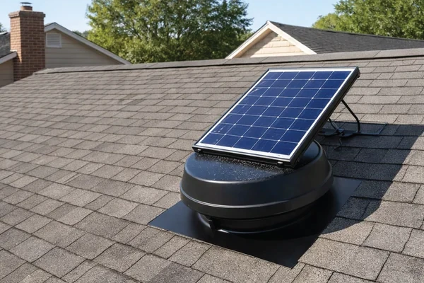 solar attic fan